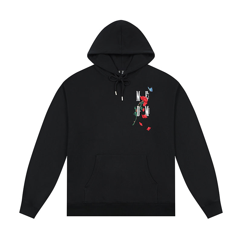 MEDM Rose Interspersed Logo Hoodie