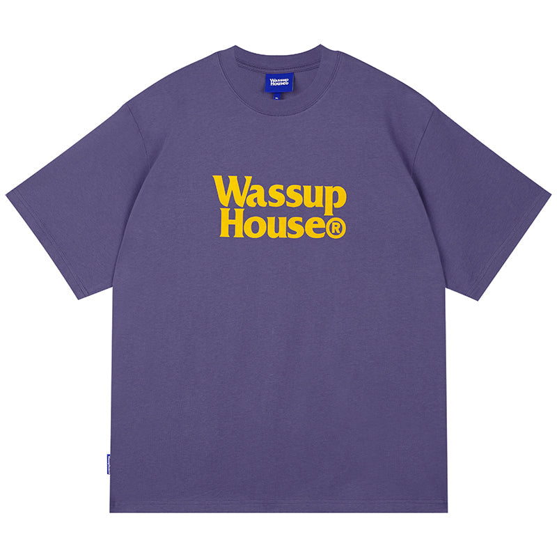 Wassup House Basic Logo Print Tee