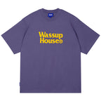 Wassup House Basic Logo Print Tee