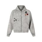 F3F Select Wasteland Distressed Zip Up Hoodie