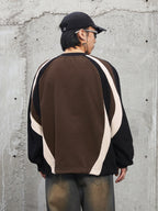 F2CE Splicing Printing Embroidery Sweatshirts