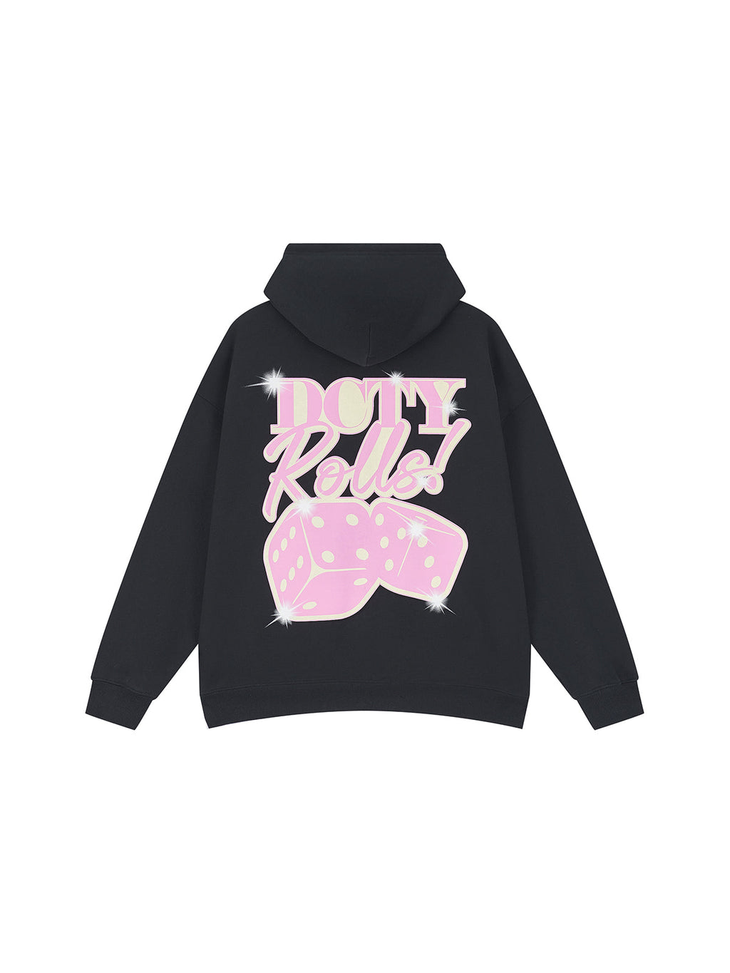 DICETINY Glitter Dice Printed Hoodie