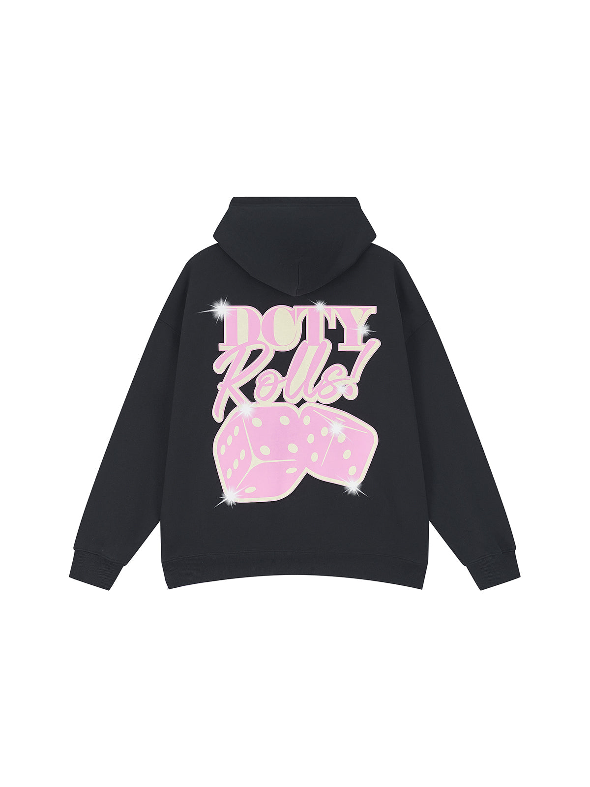DICETINY Glitter Dice Printed Hoodie