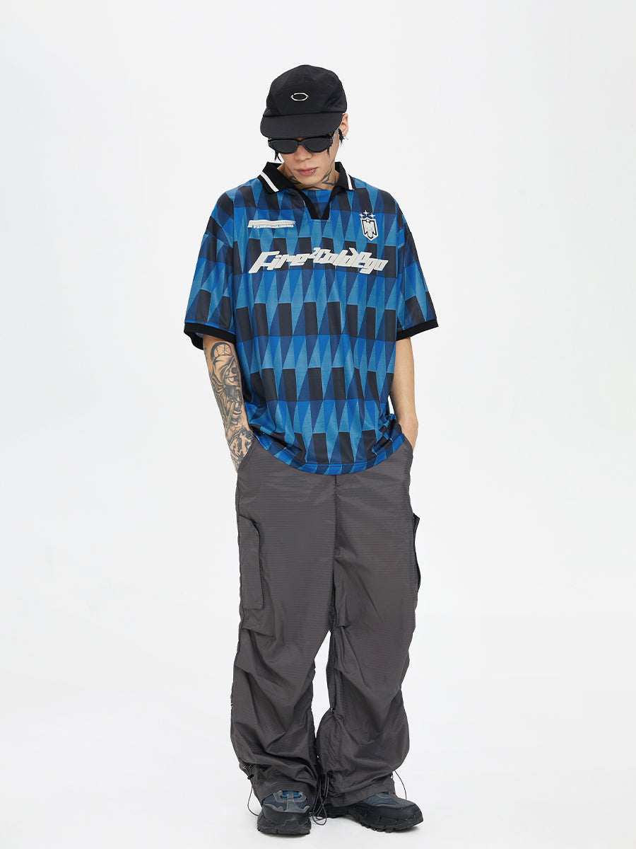 F2CE Retro Soccer Jersey Polo Shirt