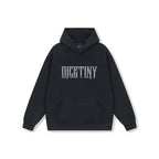 DICETINY Metal Font Logo Washed Hoodie