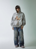 F2CE Dirty Dye Printed Hoodie