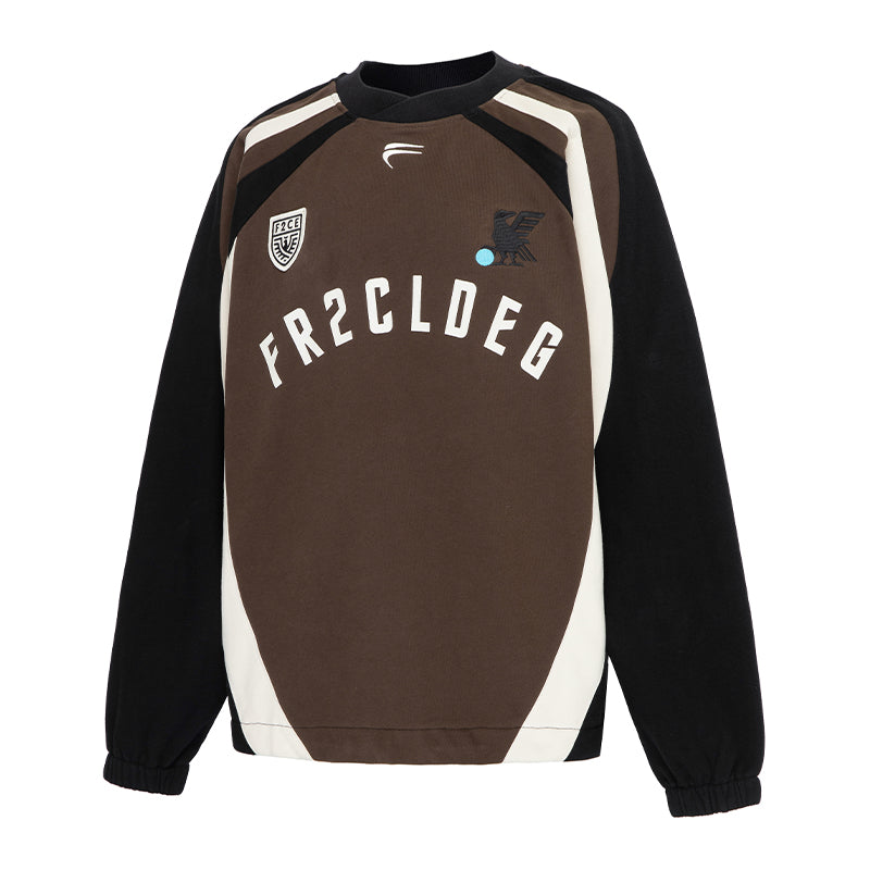 F2CE Splicing Printing Embroidery Sweatshirts