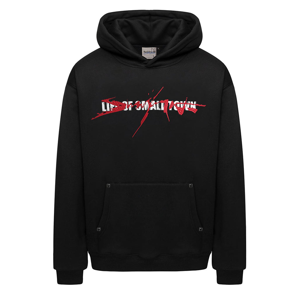 Small Town Kid Arsenal Logo Print Hoodie