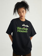 Wassup House Waves Print Tee