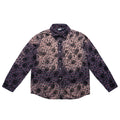EVILKNIGHT(EK) Paisley Washed & Aged Gradient Plaid Long Sleeve Shirt