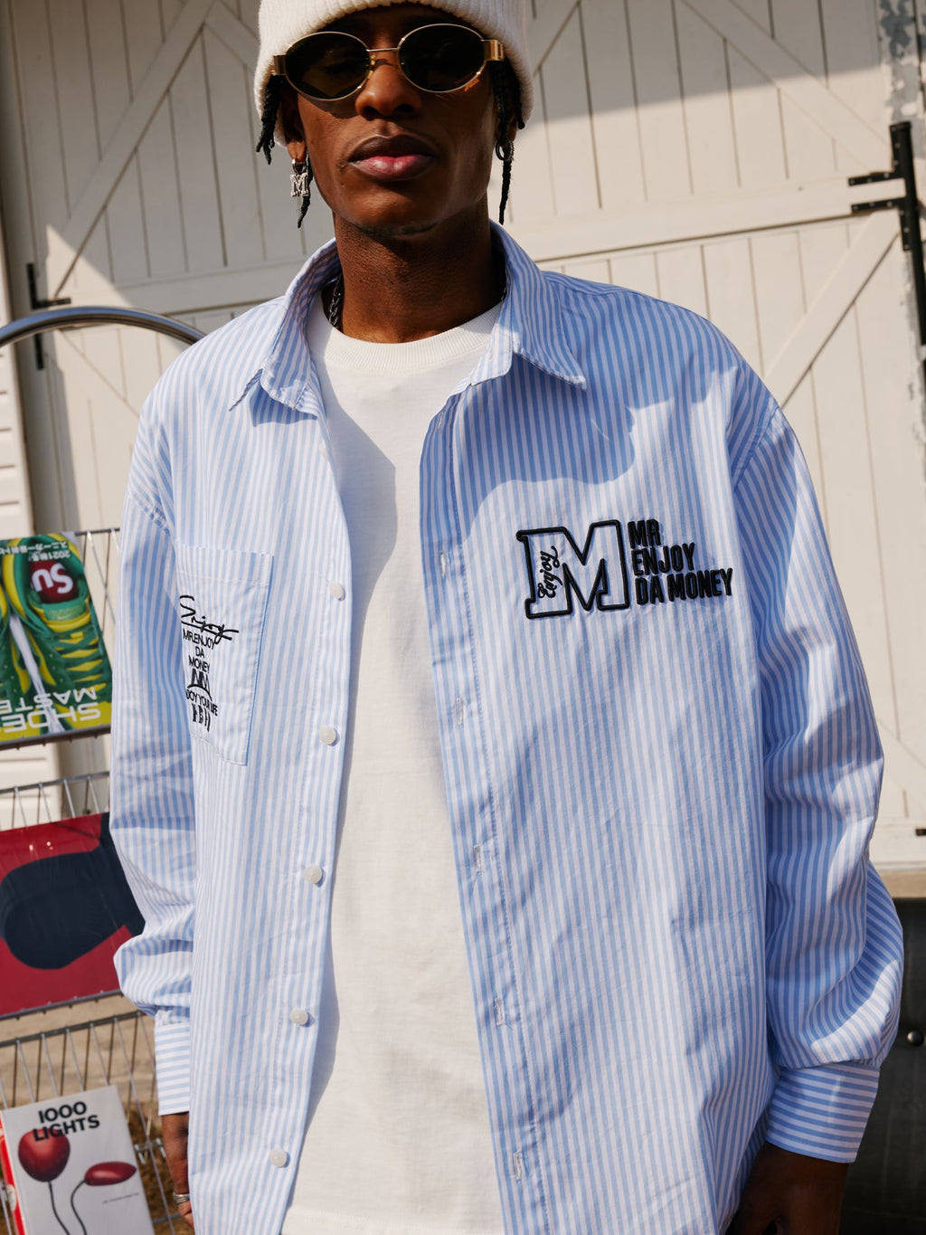 MEDM 3D Embroidery Long Sleeved Shirt