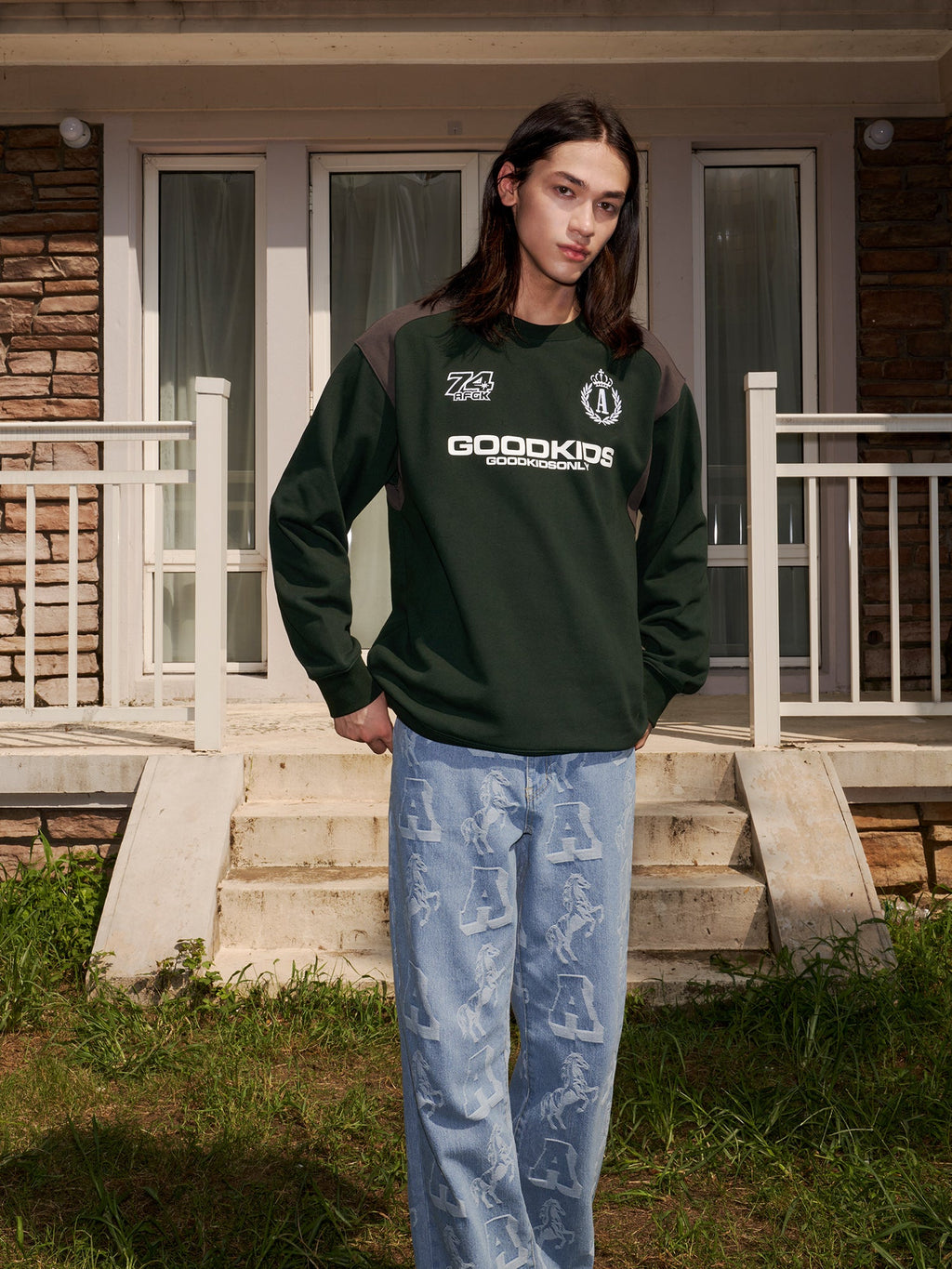 AFGK Curler Block Logo Sweatshirt