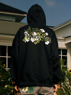 AFGK Daisy 3D Embroidery Printed Hoodie