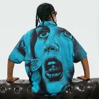 ANTIDOTE Portrait Print Short Sleeve Shirt