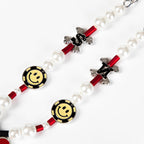 SALUTE x NBO Smiley Face Fake Love Necklace