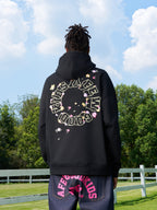 AFGK Butterfly Flower Flying Embroidery Hoodie