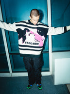 YADcrew Peace Dove Knit Sweater