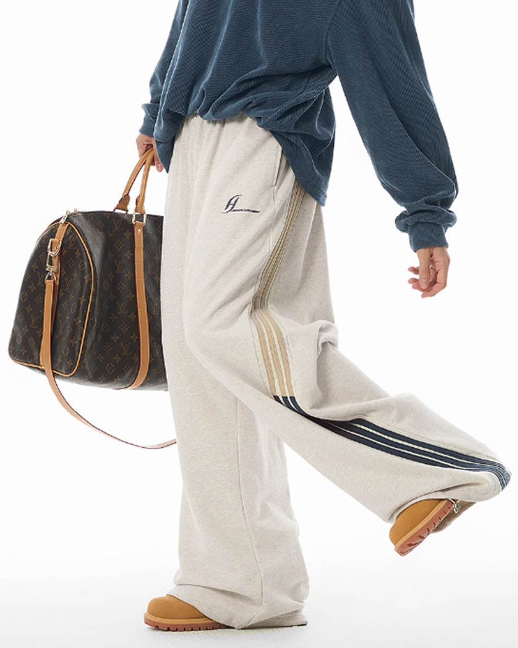 JHYQ Side Stripe Baggy Sweatpants