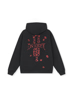 DICETINY Lipstick Logo Pattern Printed Hoodie