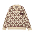 AFGK All-Over Print Logo Knit Sweater
