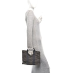 Canvas Herline PM Tote Grey