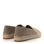 Suede Goatskin Mens Enrique Espadrilles 42 Beige Sable