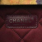 Washed Toile Graffiti On The Pavements Briefcase Khaki Multicolor