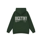 DICETINY Basic Back Logo Print Hoodie
