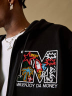 MEDM Big M Plush Wire Frame Zip Up Hoodie