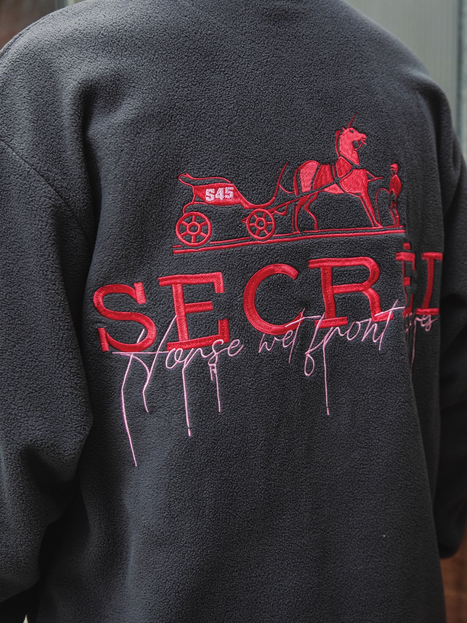 S45 Spoof Horse Fleece Sweat