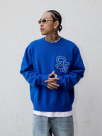S45 Embroidered Logo Multicolor Knit Sweater
