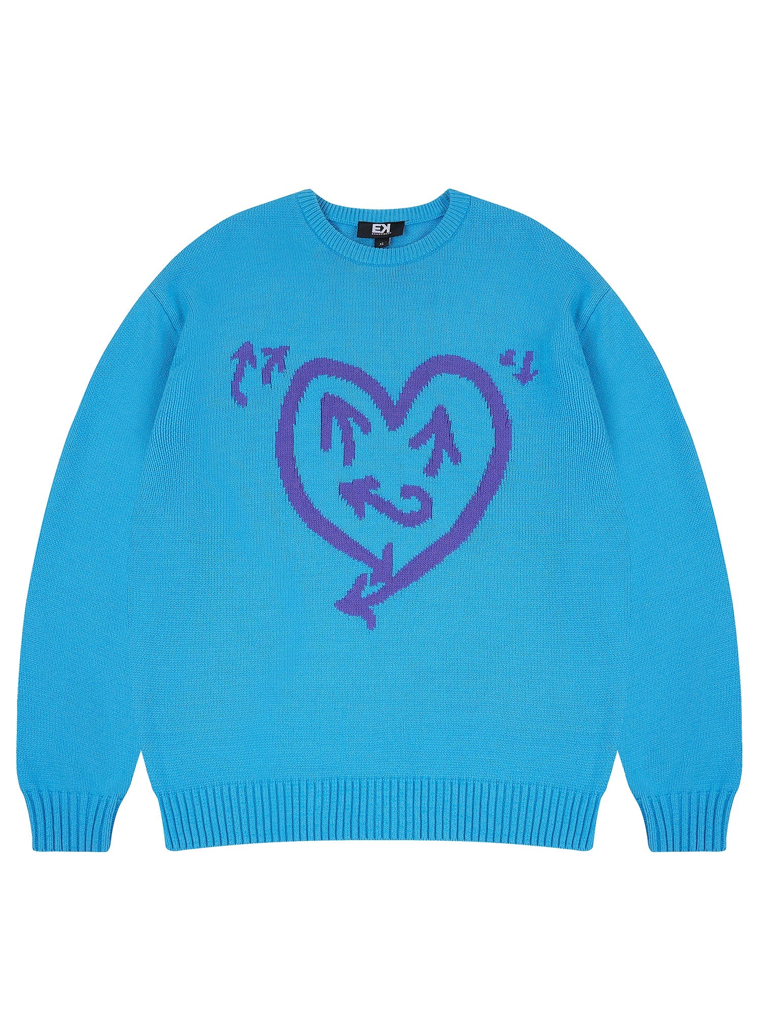 EVILKNIGHT(EK) Love Expression Knit Sweater