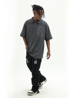 Cashrules Cross Star Logo Embroidered Polo