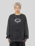 UNDERWATER Wormhole Destruction Thorns Printed Sweatshirt