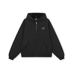 DICETINY Metal Logo Zip Up Hoodie