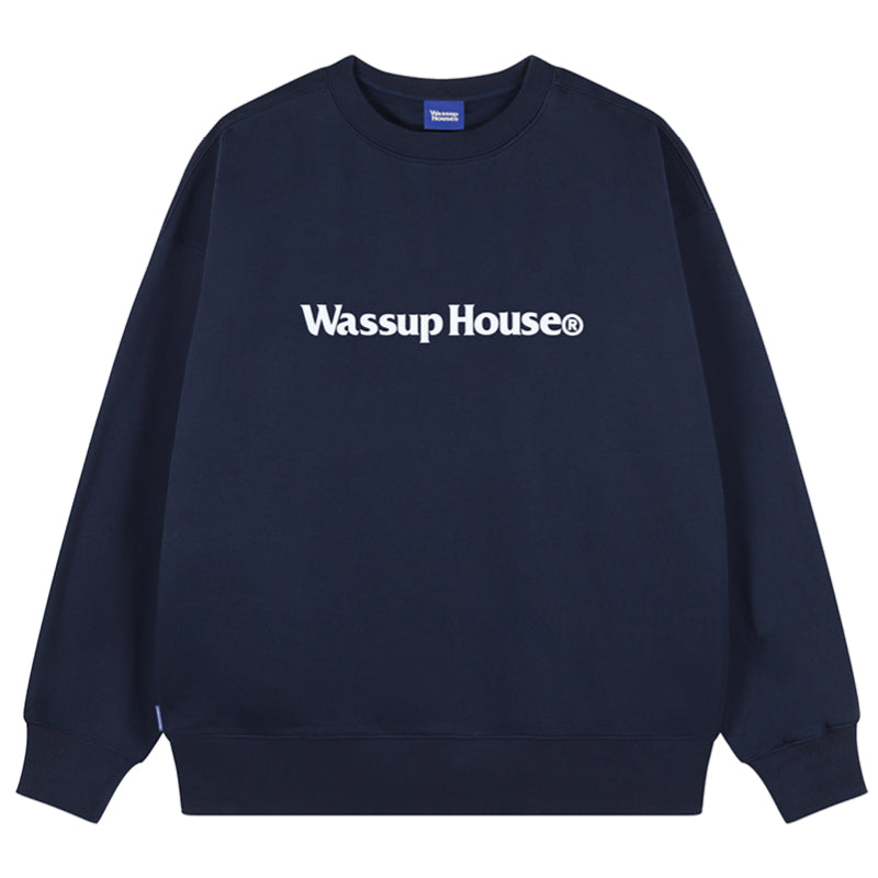 Wassup House Basic Printing Logo Sweatshirt
