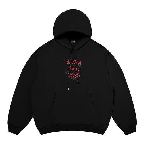 AFGK Graffiti Print Hoodie