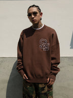 S45 Embroidered Logo Multicolor Knit Sweater