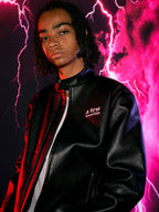 AFGK Night Kids Biker Leather Jacket