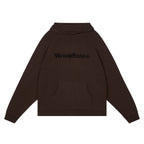 Wassup House Basic Logo Knit Hoodie