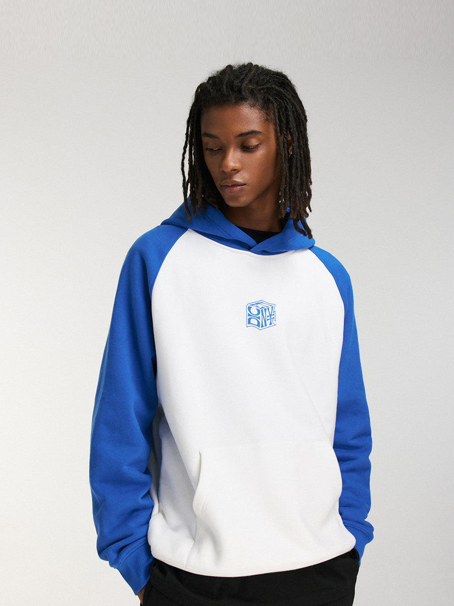 DICETINY Dice Roll Print Color Blocked Hoodie