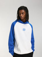 DICETINY Dice Roll Print Color Blocked Hoodie