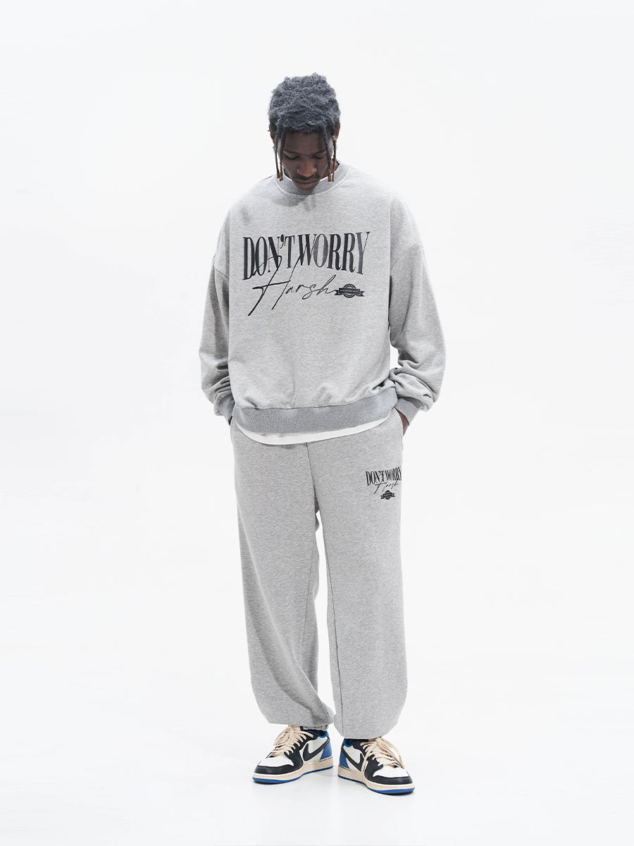 Harsh and Cruel Handwriting Logo Crewneck Sweatshirts
