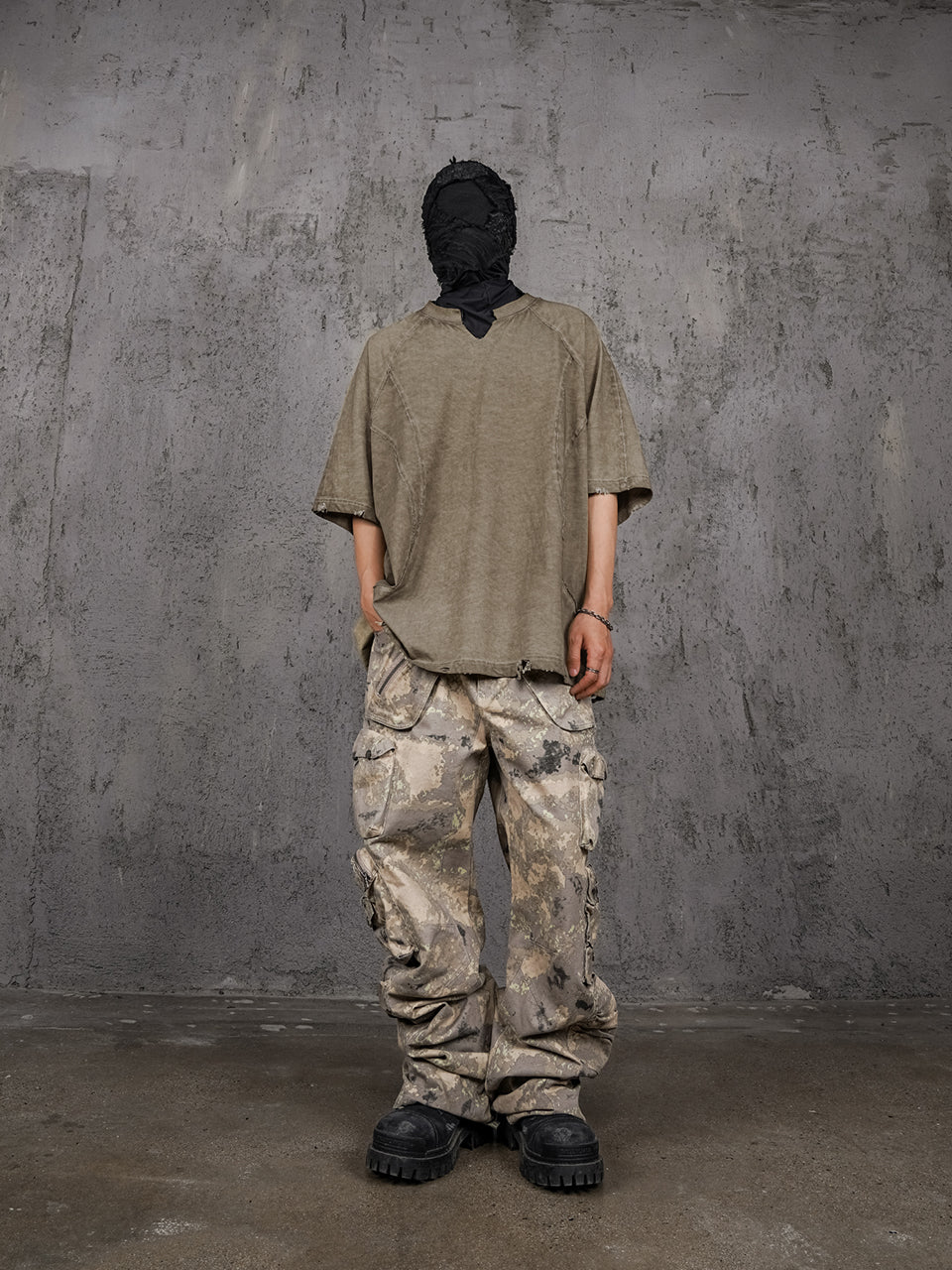 UNDERWATER Desert Camouflage 3D Cut Multi Pocket Work Cargo Pants