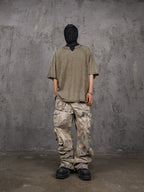 UNDERWATER Desert Camouflage 3D Cut Multi Pocket Work Cargo Pants