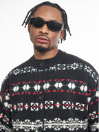 F3F Select Snowflake Button Knit Cardigan