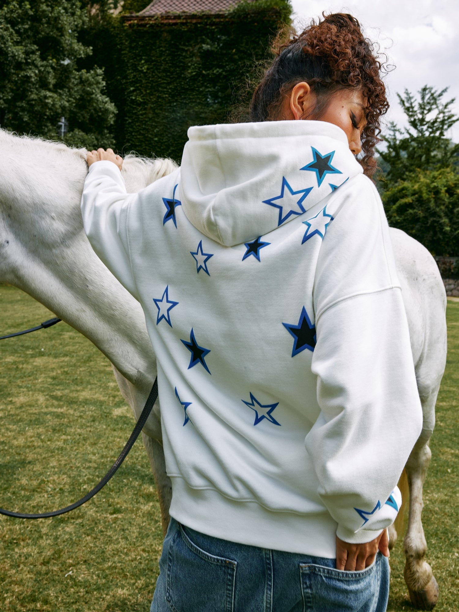 MEDM Pentagram Star Zipper Hoodie