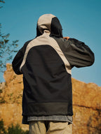 F2CE Waterproof Windproof Color Blocking Jacket