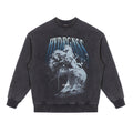 F2CE Vintage Washed Printing Sweater