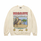 F3F Select Migrate Cartoon Print Sweatshirts